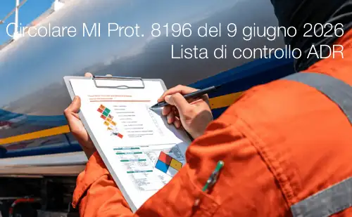 Circolare MI Prot. 8196 del 9 giugno 2026 / Lista di controllo ADR